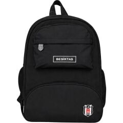 Beşiktaş Lisanslı Logolu Siyah Sırt Çantası 26345