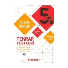 Blok Test 5, Sınıf Sosyal Bilgiler