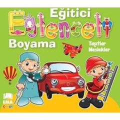 Eğitici Eğlenceli Boyama Taşıtlar Ve Maskeler