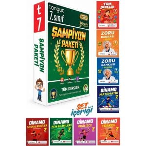 Tonguç Akademi 7. Sınıf Şampiyon Paketi Maarif Model Tonguç Yayınları