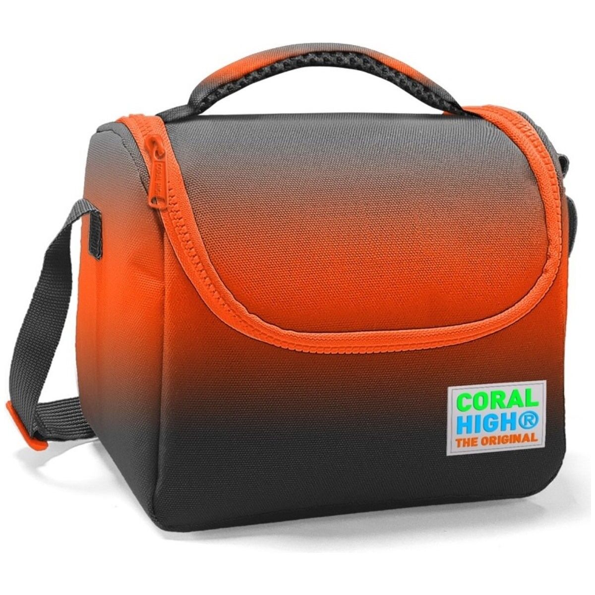 Coral High Siyah Turuncu Erkek Çocuk Ilkokul Beslenme Çantası 11748