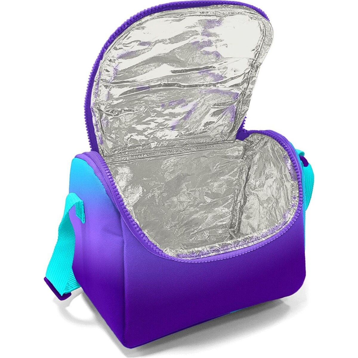Coral High Kids Turkuaz Mor Renk Geçiş Thermo Beslenme Çantası 11763