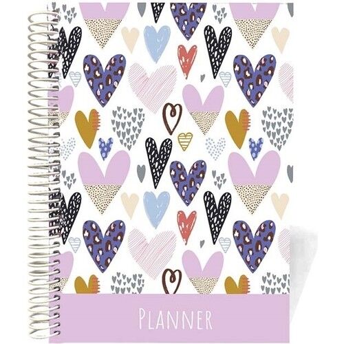 Lizy Liz Sert Kapak Spiralli 4 Renk Baskılı Tarihsiz Ajanda Ajt01-7