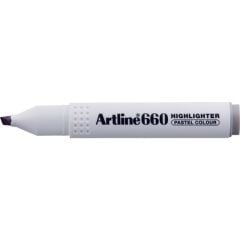 Artline 660 Fosforlu Kalem Pastel Kesik Uç Gri