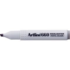 Artline 660 Fosforlu Kalem Pastel Kesik Uç Gri