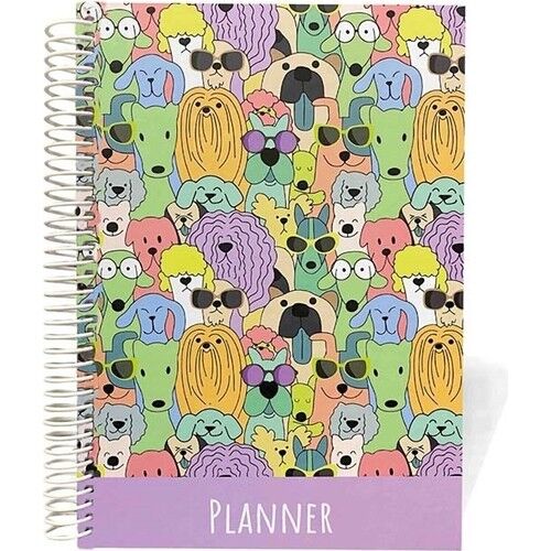 Lizy Liz Sert Kapak Spiralli 4 Renk Baskılı Tarihsiz Ajanda Ajt01-10