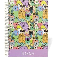 Lizy Liz Sert Kapak Spiralli 4 Renk Baskılı Tarihsiz Ajanda Ajt01-10