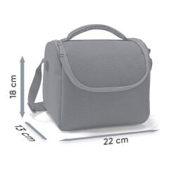 Coral High Kids Su Yeşili Pembe Flamingo Desenli Thermo Beslenme Çantası 11712