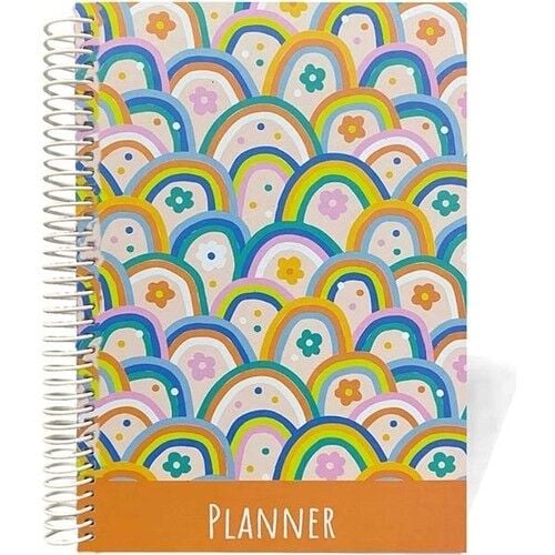 Lizy Liz Sert Kapak Spiralli 4 Renk Baskılı Tarihsiz Ajanda Ajt01-