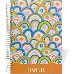 Lizy Liz Sert Kapak Spiralli 4 Renk Baskılı Tarihsiz Ajanda Ajt01-