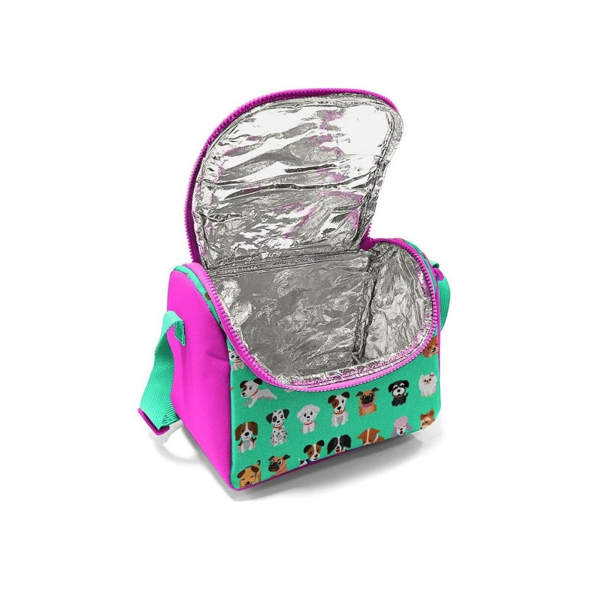 Coral High Kids Su Yeşili Pembe Köpek Desenli Thermo Beslenme Çantası 11715