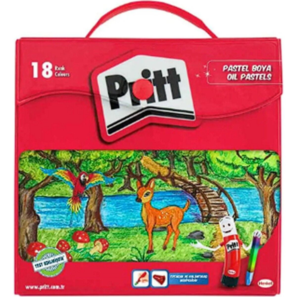 18 Renk Pastell Pritt