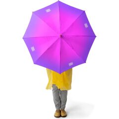 Coral High Kids Pembe Mor Renk Geçişli Çocuk Şemsiyesi 12665