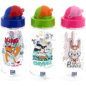 Fun Tritan Desenli Pipetli Matara