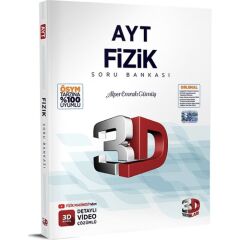 3D Yayınları Ayt Fizik Tamamı Video Çözümlü Soru Bankası
