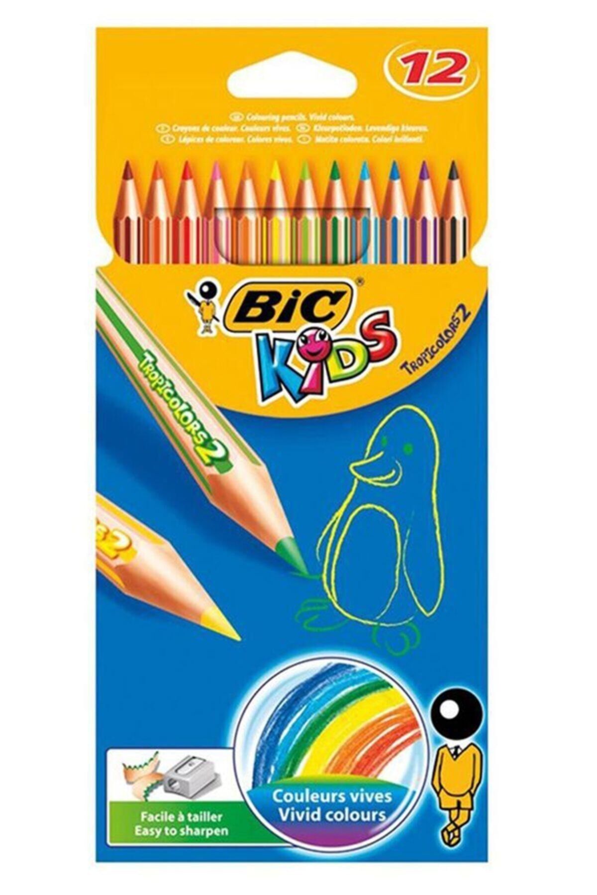 Bic Kids Tripıcolors 12 Li Kuruboya