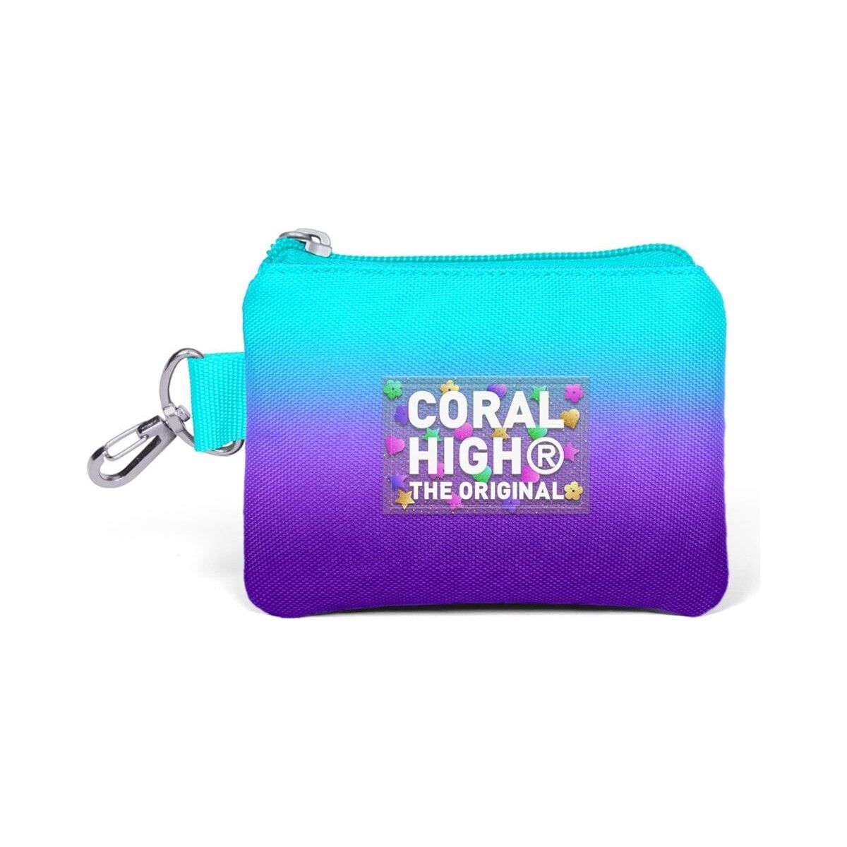 Coral High Kids Turkuaz Mor Renk Geçişli Bozuk Para Çantası 21892