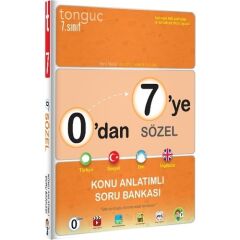 Tonguç 0 Dan 7 Ye Sözel Konu Anatımlı S.B.