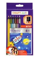 Craft And Arts Kuru Boya  6 Lı Metalik