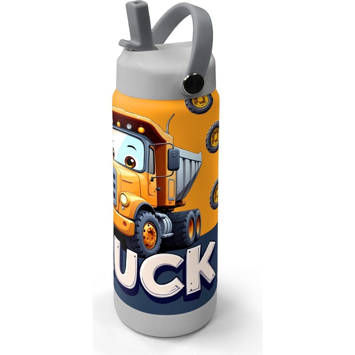 Coral High Truck Desenli Katlanır Ağızlıklı Çelik Termos 650 ml 38343