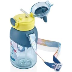 Vagonlife Vagonlife- Water Happily Plastic Bottle 650 Ml Mavi