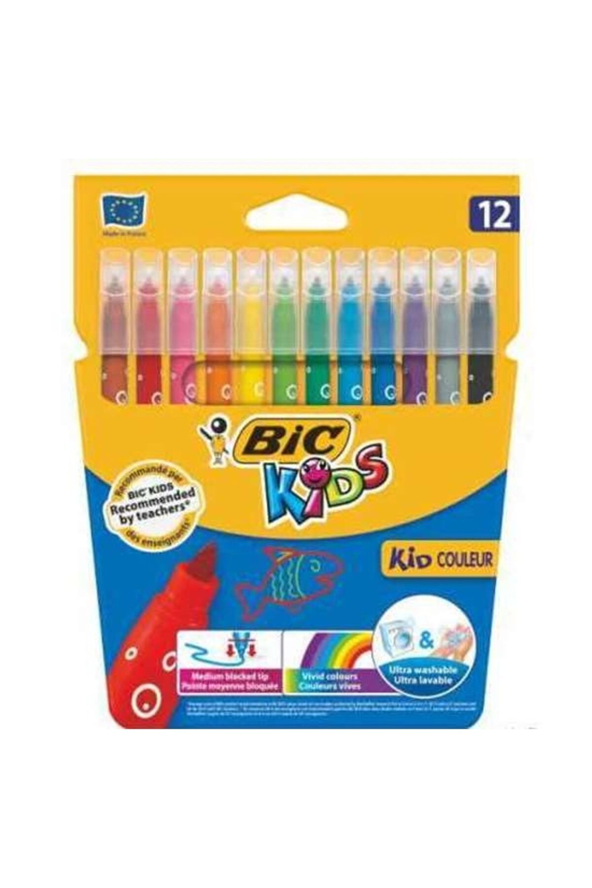 Bic Keçeli Kalem 12 Renk Kids Couleur