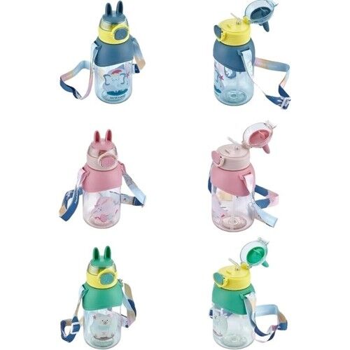 Vagonlife Pipetli Su Matarası 650 Ml Asortili Pembe