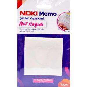 Nokimemo75*75 Şeffafyapışkanlınotkağıdı50
