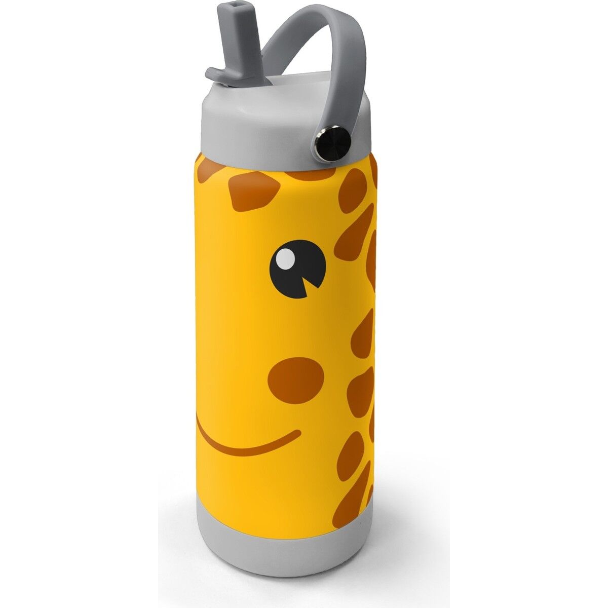 Coral High Zürafa Desenli Katlanır Ağızlıklı Çelik Termos 650 ml 38344