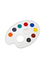 Brons Resim Paleti Büyük Br-215