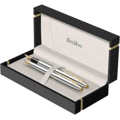 Scrikss 35 Gold D. Kalem Takımı Gold Krom
