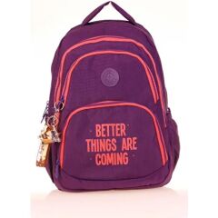 Kaukko Crazy Sırt Çantası Mor K1678