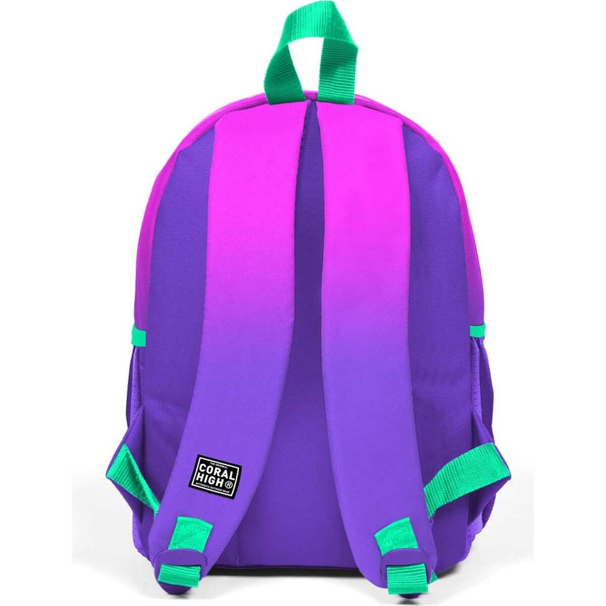Coral High Minik Yuva Sırt Çantası Pembe Mor Renk Geçişli Iki Bölmeli 23562