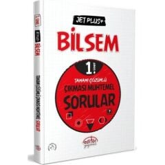 Editör 1.Sınıf Bilsem Jet Plus Tam.Çöz.Çıkması Muhtemel Sorular