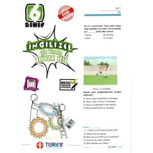 Türev 6. Sınıf Çek Kopar Y.T. İngilizce