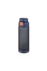 DILLER Kilitli Kapak Taşıma Askılı Lacivert Spor Matarası 790 ml