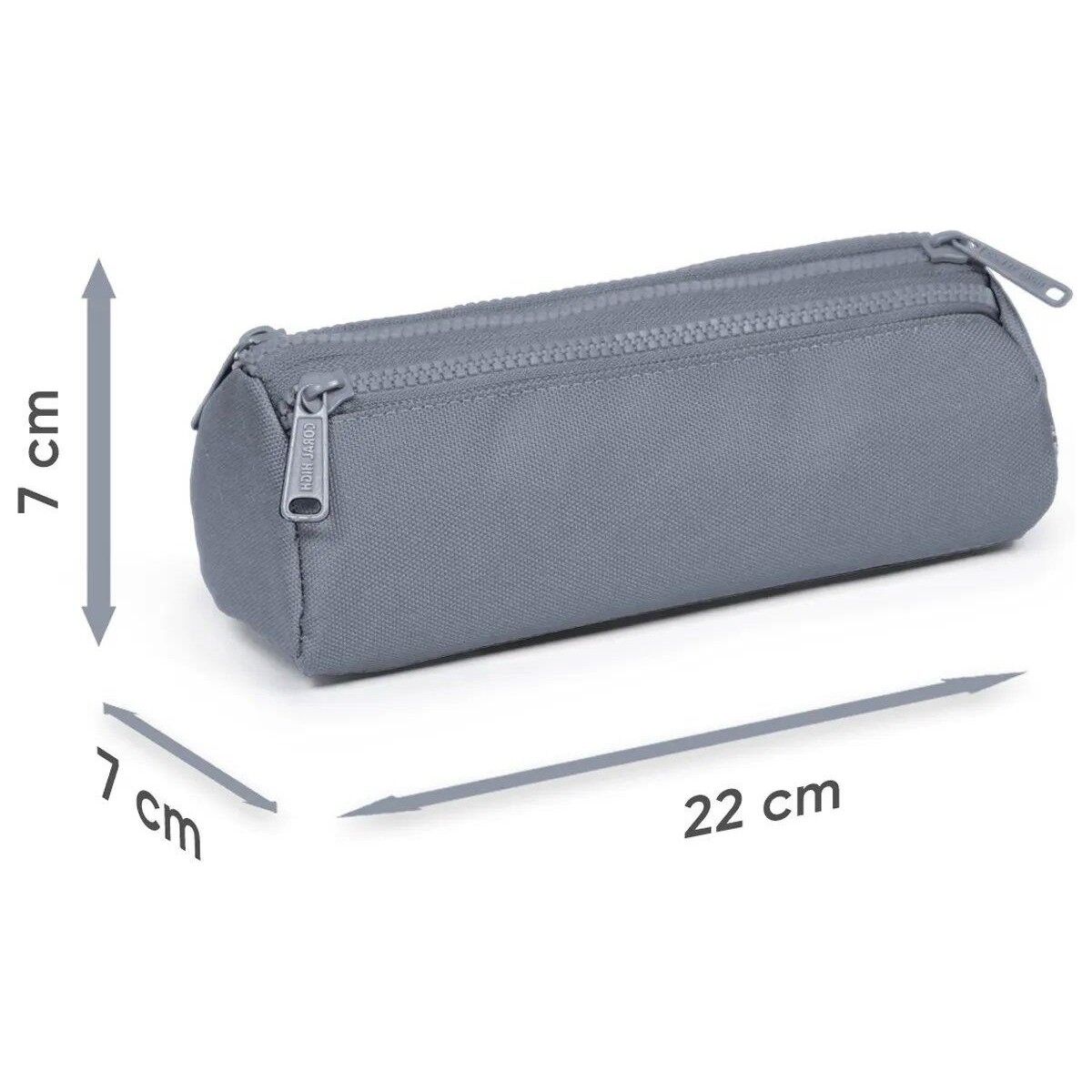 Coral High Mor Pembe Kalp Üç Bölmeli Kalem Çantası 22031