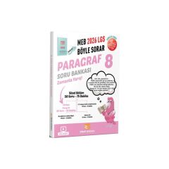 Sinan Kuzucu Yayınları 8. Sınıf Paragraf Soru Bankası LGS Hazırlık 256 Sayfa
