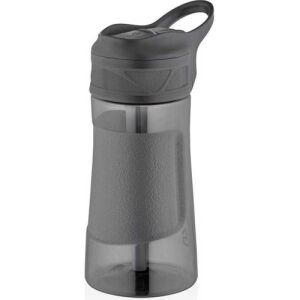 Uzspace Vagon 460 Ml Siyah Playoof Tritan Matara 9001