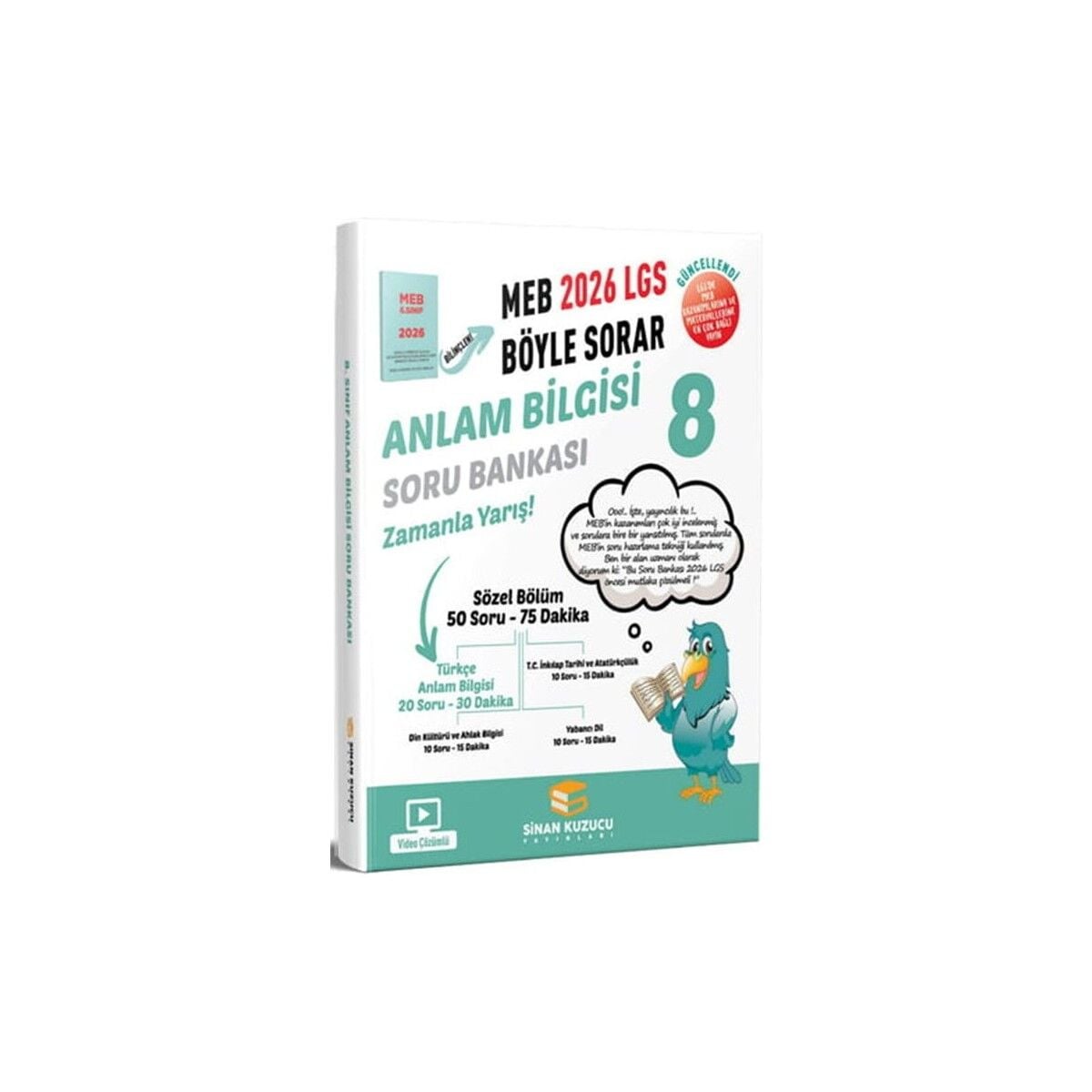 Sinan Kuzucu 2026 8. Sınıf Lgs Anlam Bilgisi Meb Böyle Sorar Soru Bankası