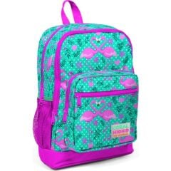 Coral High Dört Bölmeli Su Yeşili Flamingo Okul Çantası 23712