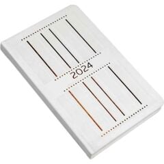 Gıpta 2024 Scalıa 13x21 139-Ssk Günlük Ajanda beyaz