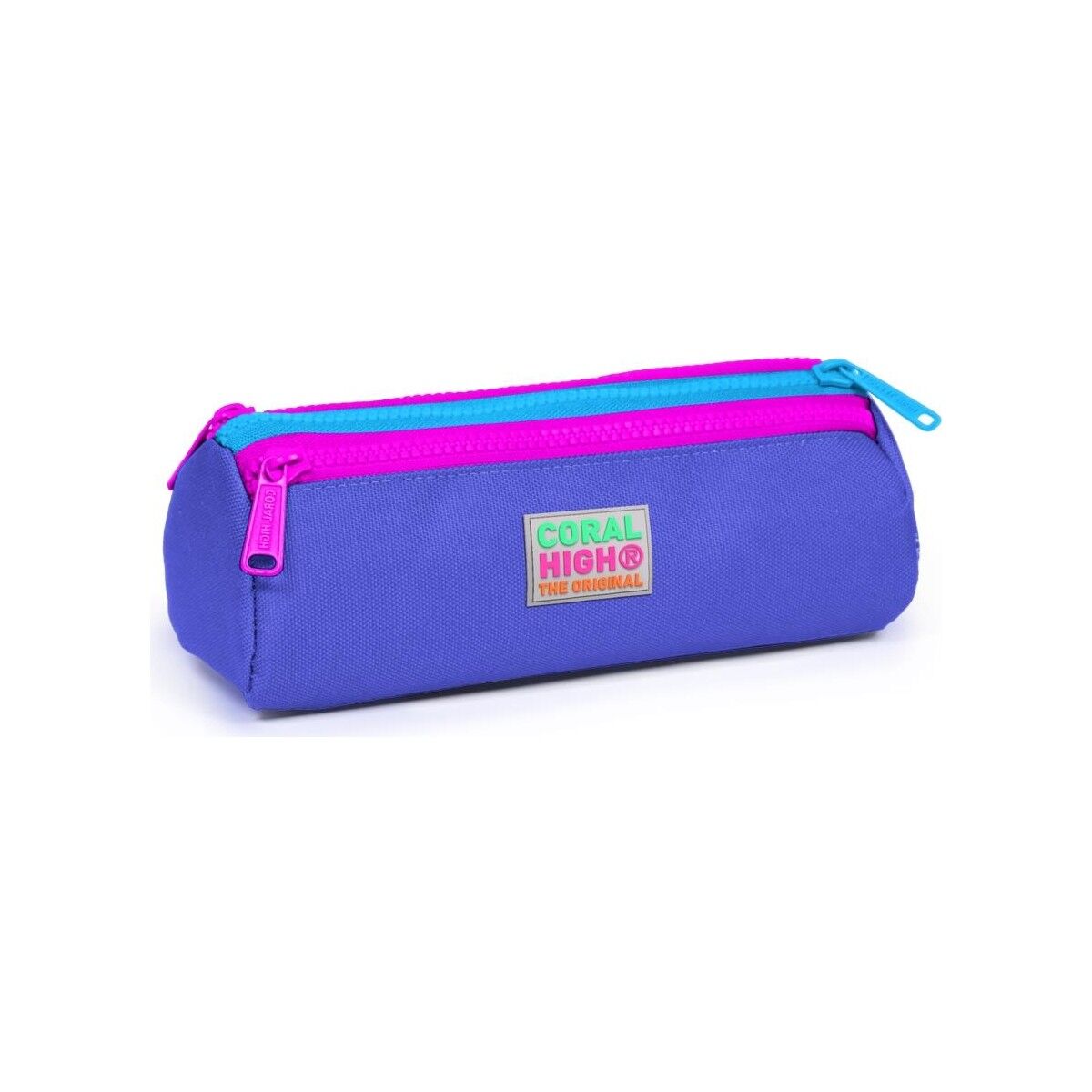 Coral High Kids Lavanta Desenli Üç Bölmeli Kalem Çantası 22003