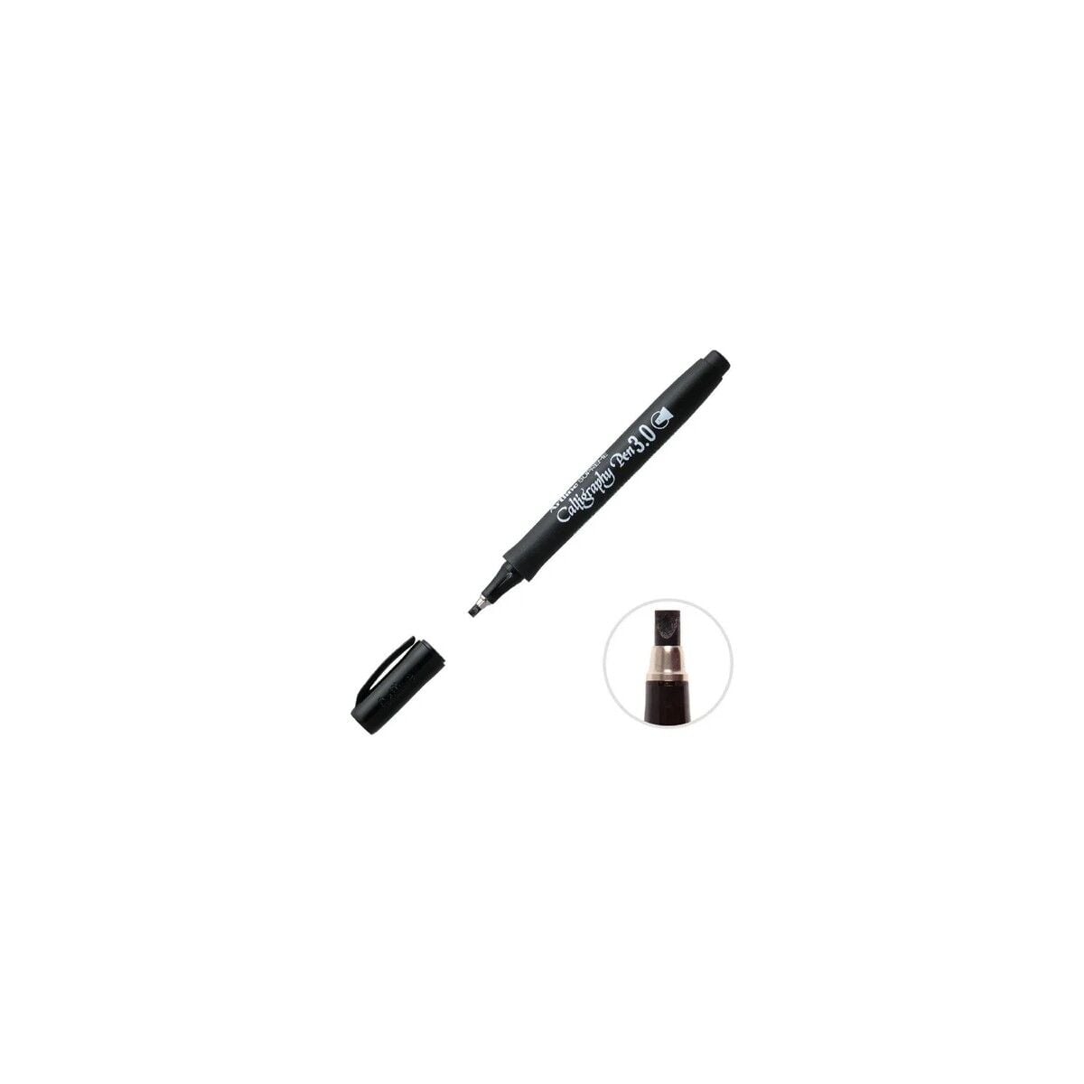Supreme Kaligrafi Kalemi 3mm N:EPF-243 Siyah Renkli Yüksek Kalite Kaligrafi Aracı 12 Li Paket