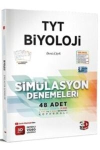 2025 TYT Biyoloji Simülasyon Denemeleri Detaylı Video Çözümlü 3D Yayınları
