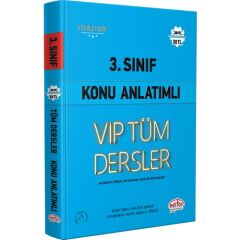 Editör Yayınevi 3. Sınıf Tüm Dersler Konu Anlatımlı Mavi Kitap