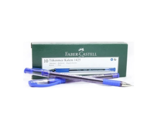 Faber Castell 1425 Tükenmez Kalem 10'lu - Mavi