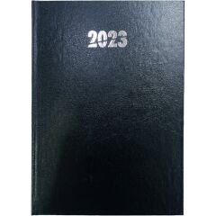 Ajanda 14*20 Suni Deri Siyah