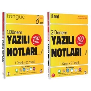 8. Sınıf Yazılı Notları 1. Dönem ve 2. Dönem 1 ve 2. Yazılı