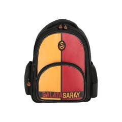 Galatasaray Lisanslı Sarı Kırmızı Orijinal Suni Deri Okul Çantası